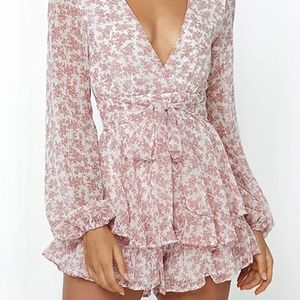 Floral Print Romper
